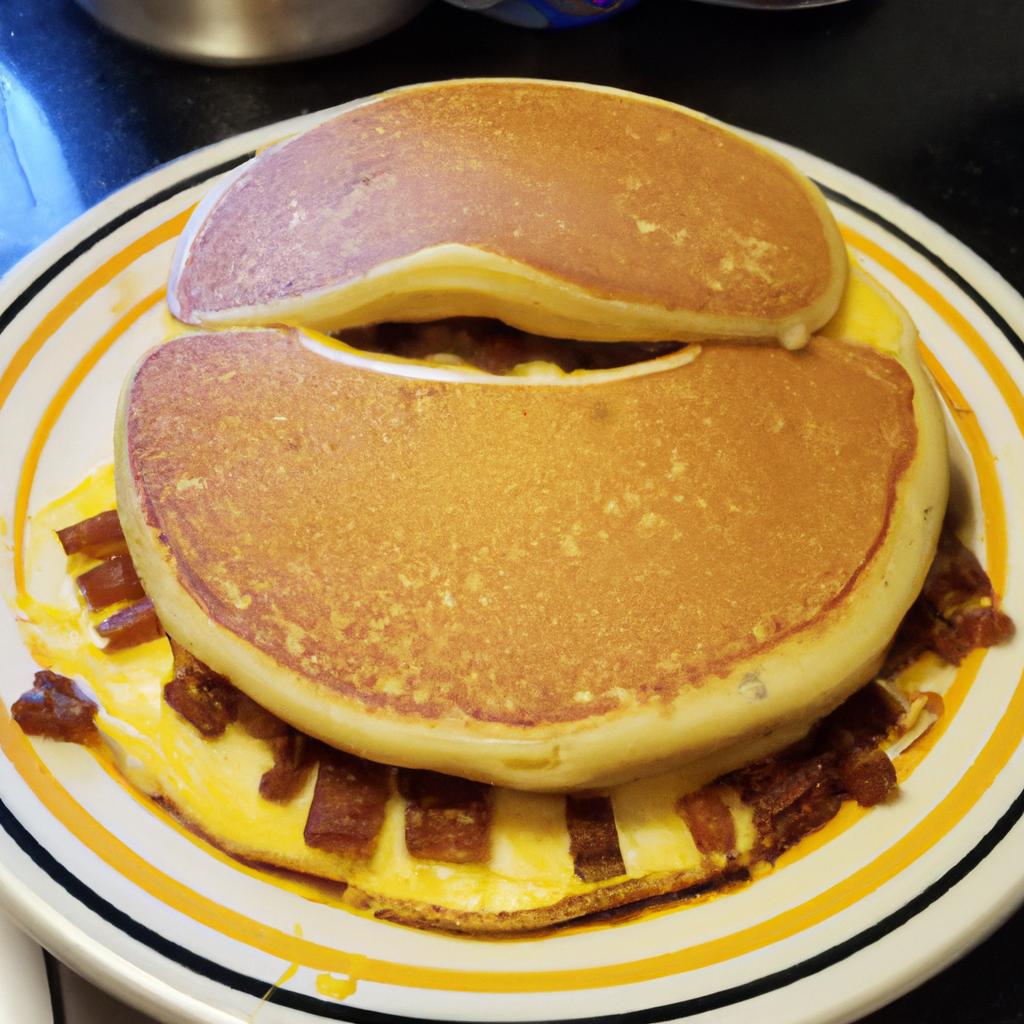 homemade mcgriddle ​with pancake mix