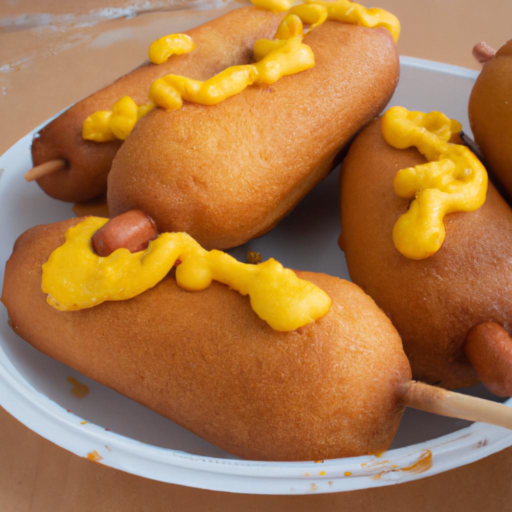 homemade corn dogs with pancake mix