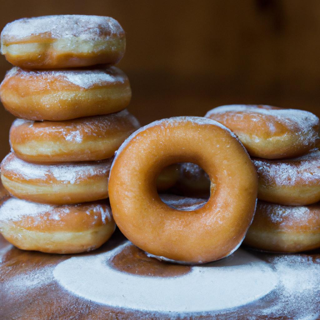 homemade donuts with pancake mix