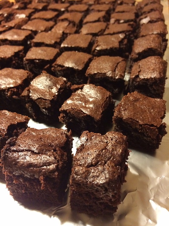 homemade brownies