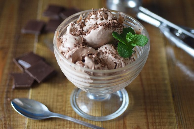 homemade ice cream