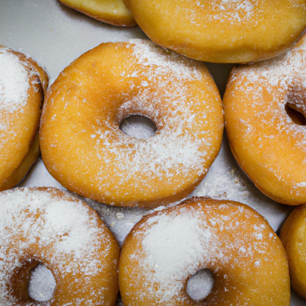 homemade donuts with pancake mix