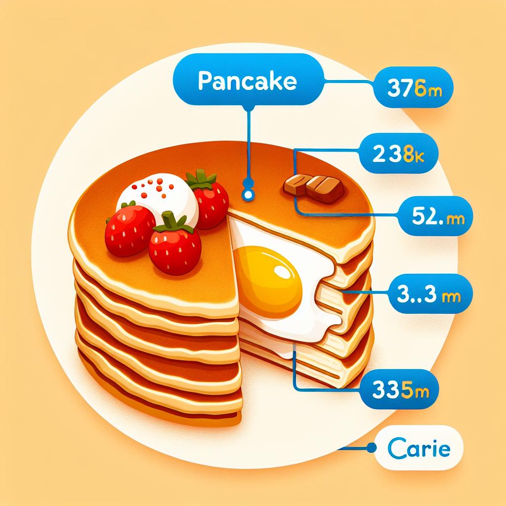 how many‌ calories in a homemade pancake