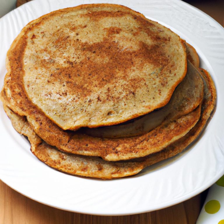 homemade pancakes with heavy cream