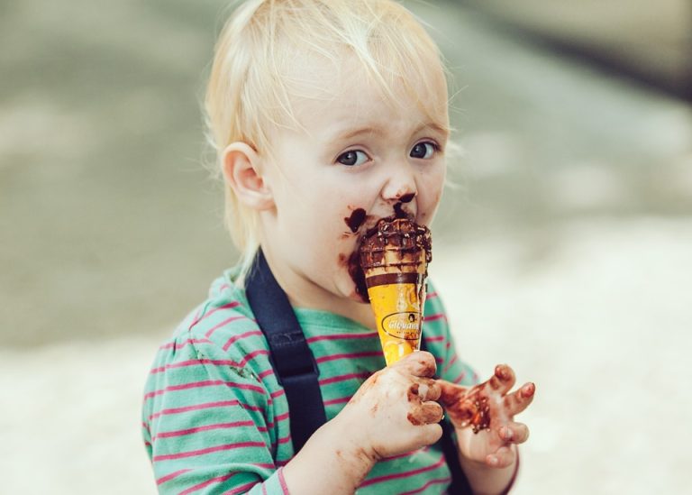 homemade ice cream